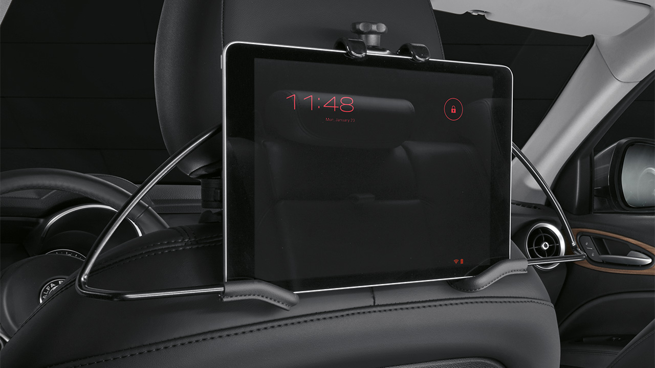 Front Headrest Tablet Holder